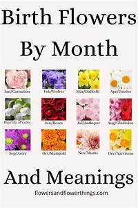 Birth Month Flowers Image To U