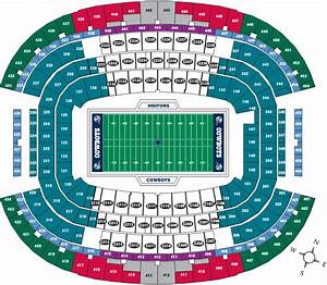 Cowboys Stadium Park Map