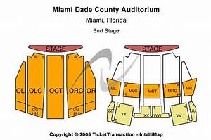 Miami Dade County Auditorium Seating Chart Miami Dade County
