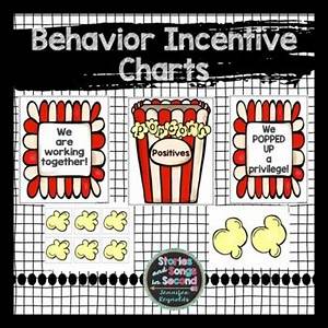 Kind Kids Kit Popcorn Literacy And Positive Behavior Incentive Activities