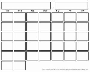 32 Helpful Blank Monthly Calendars Kitty Baby Love