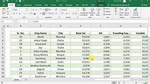 Types Of Tables In Excel Best Games Walkthrough