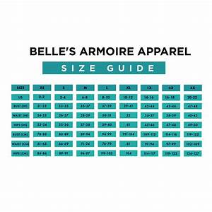 Size Chart The Belle Society
