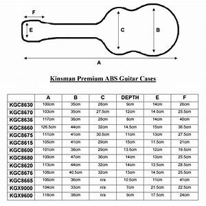 Kinsman Premium Abs Shaped Folk Guitar Case Nearly New Gear4music