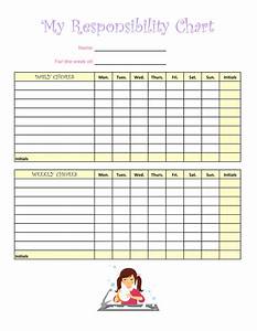 43 Free Chore Chart Templates For Kids ᐅ Templatelab