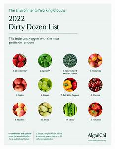 2022 Dozen And Clean Fifteen Lists And The Impact On Bone Health