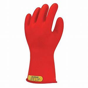 Salisbury Electrical Glove Kit 500v Ac 750v Dc 11 In Glove Lg Red