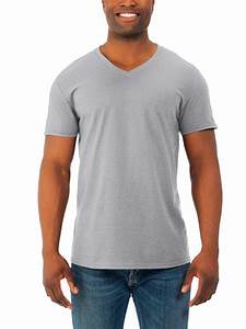 Mens 39 Soft Short Sleeve Lightweight V Neck T Shirt 4 Pack Walmart Com