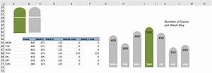 how to infographic chart excel column chart data