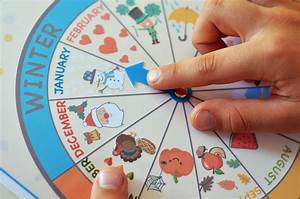 Wheel Of The Year Seasons Wheel Homeschool Toddler Etsy