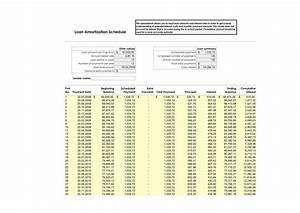 Free Printable Amortization Schedule Templates Pdf Excel