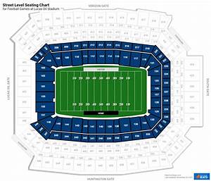 Lucas Oil Stadium Detailed Seating Chart Elcho Table
