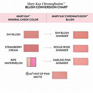 Blush Conversion Chart Mary Cosmetics Mary Blush Mary 