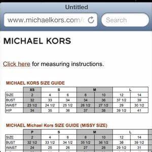 Michael Kors Coat Size Chart Greenbushfarm Com