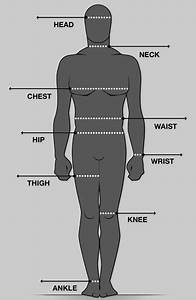Clothing Measurement Guide For Men Body Measurements Sewing