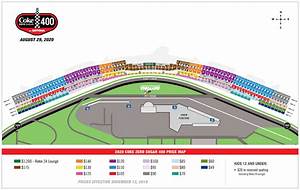 Daytona Seating Chart With Numbers