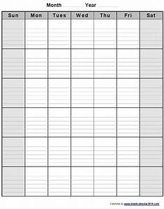 Free Printable Monthly Calendar With Lines Free Resume Templates