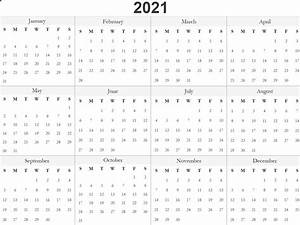 Free Printable 2021 Employee Attendance Calendar Pdf Printable Word