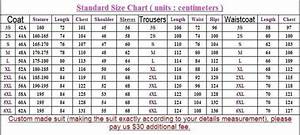 Men 39 S Suit Useful Size Charts Suit Measurements Size Chart Tailored
