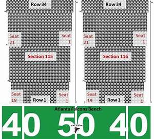Georgia Dome Seating Chart Row Seat Numbers