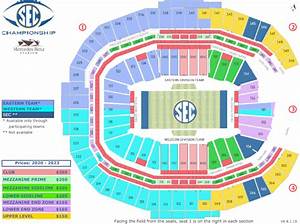 2023 Sec Championship Game Prices Stadium Seat Chart