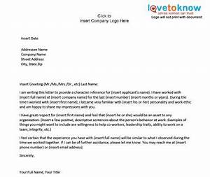 Character Reference Letter Work Colleague Cover Letter Labb By Ag