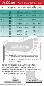 Joe S Toes Shoe Size Conversion Chart And Slipper Sizing Guide Joe 39 S