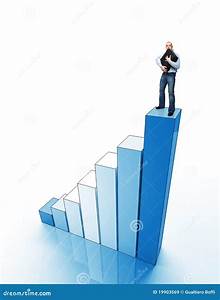 Man On Chart Stock Illustration Illustration Of Graph 19903569