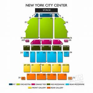 New York City Center Seating Chart Theatre In New York