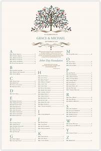 Tree Of Life Wedding Seating Chart With Arbor Day Customizable Tree