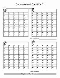 Daily Countdown Chart Download Printable Pdf Templateroller