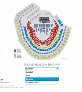 Citi Field Dead And Company Seating Chart Chart Walls