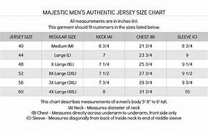 Majestic Size Chart