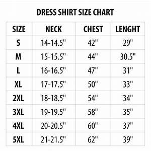 Mens Dress Shirt Size Chart Kenneth Cole