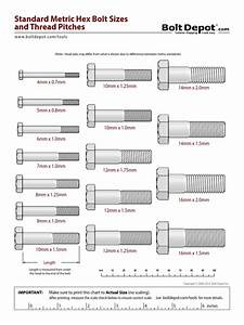 metric hex bolt sizes pdf
