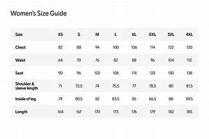 mens coat sizing chart