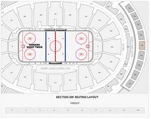 How Many Seats Per Row In Section 305 At Square Garden