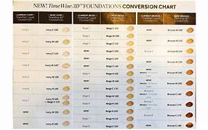 Check Out Mary Timewise 3d Foundation Conversion Chart Mary 