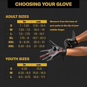 How To Choose The Right Football Glove Size Invictus Football Gloves