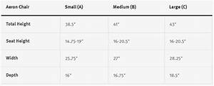 Herman Miller Aeron Size Chart How To Size An Herman Miller Aeron