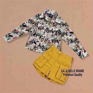 เซ ตกางเกงขาวส น ป าย Lala Belle Size S Shopee Thailand