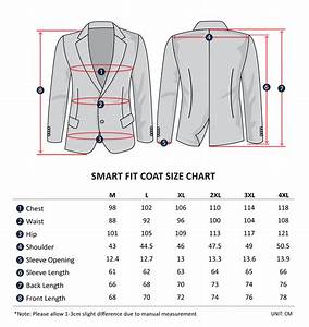 Coat Smart Fit Gb Art Size Chart M 4xl 2 Smart Master