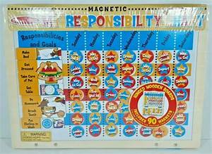 Magnetic My Responsibility Chart New Doug Toy Hinged Wood