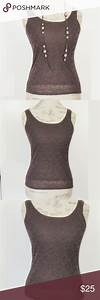 Sigrid Knitted Top Size S Taupe Brown Gray Knit Top Brown And