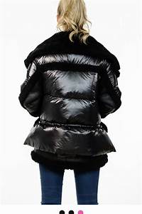  Benisti Size Large Black Montaigne Shearling Puffer Jacket Msrp