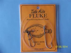 Tide Rite Fluke Rigs With Mustad Ryder Hook 6 Packs