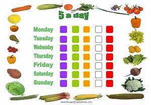 Five A Day For Kids Free 5 A Day Sticker Charts