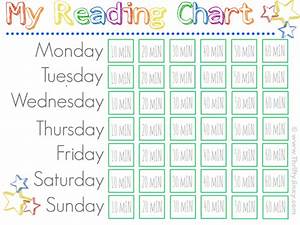 Printable Reading Chart Jinxy Kids