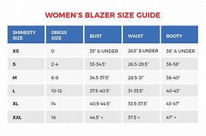 Women 39 S Blazer Size Chart