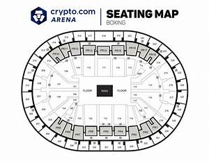 Staples Center Seating Chart Boxing Brokeasshome Com